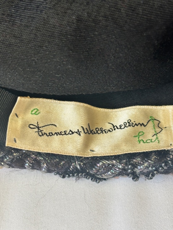 Vintage 1950\'s Frances & Walter Nelkin Iridescent Sequin Hat main image 8